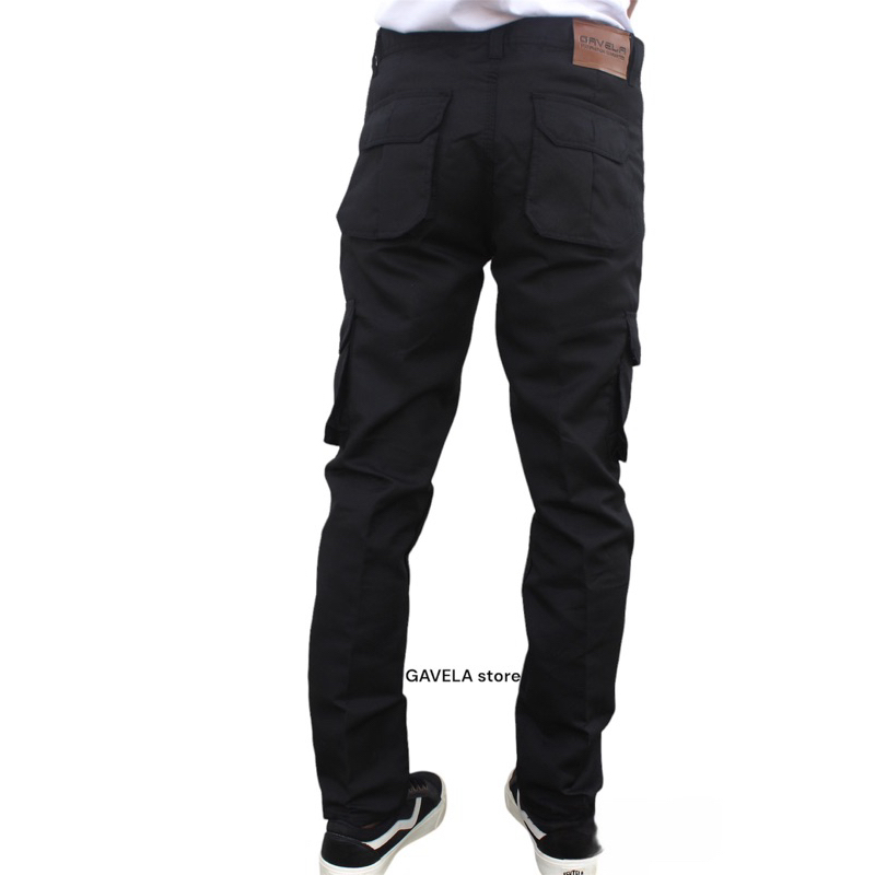 Jual Celana Cargo Panjang Pria Dewasa kimpol Warna Hitam Abu cream ...