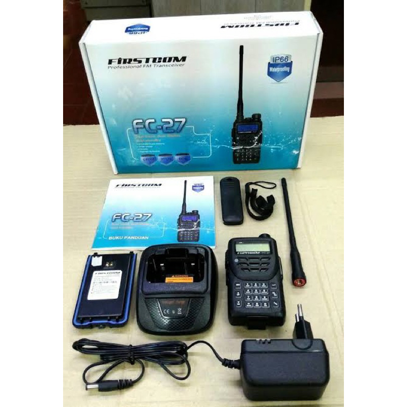 Jual FIRSTCOM FC27 HT FIRST COM WALKIE TALKIE Firstcom FC 27 Dual Band ...