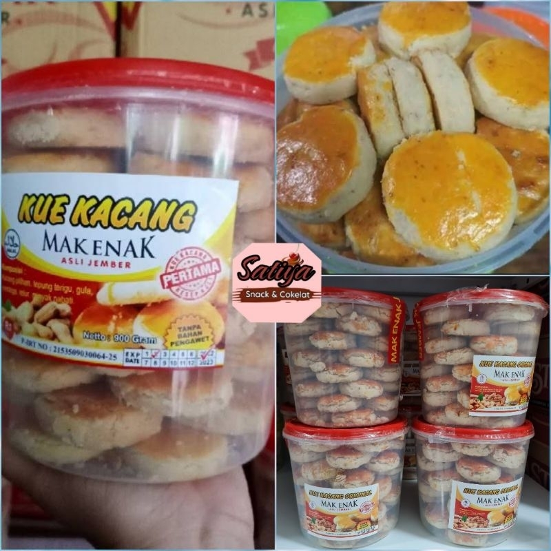 Jual Kue Kacang Mak Enak Asli Jember 1toples 900gr Shopee Indonesia