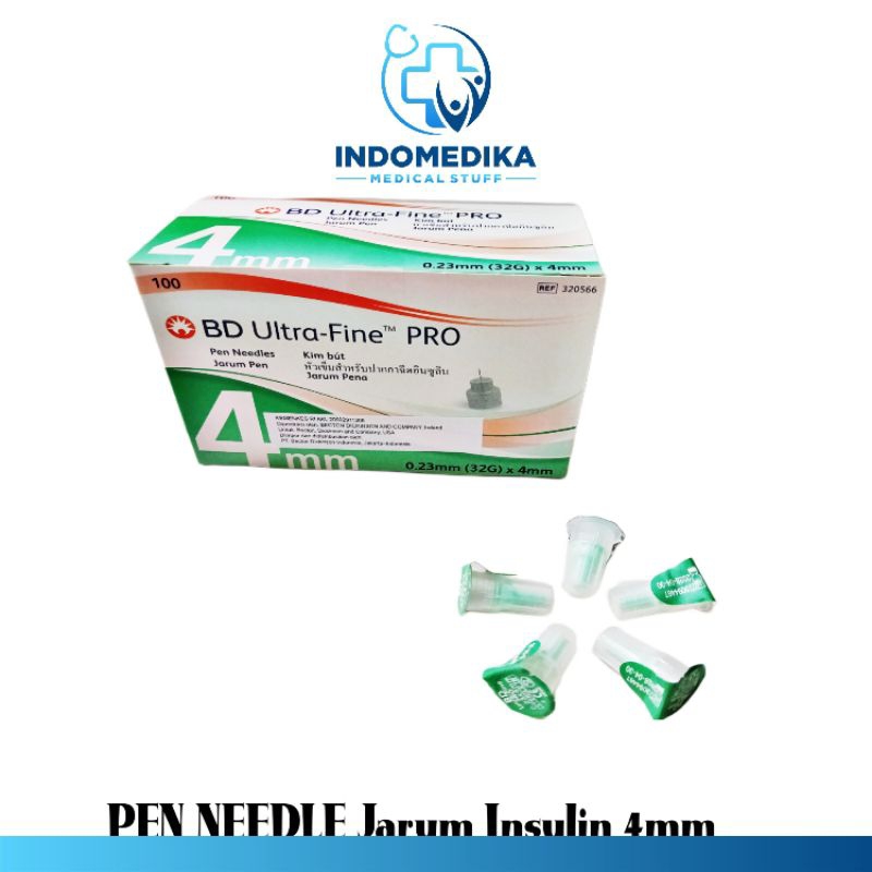 Jual Bd Ultra Fine Pen Needles Mm Jarum Insulin Eceran Shopee