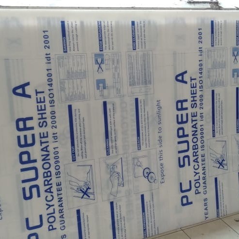 Jual Polycarbonate Sheet solid 10mm x 122cm x 244cm ( Polycarbonat ...