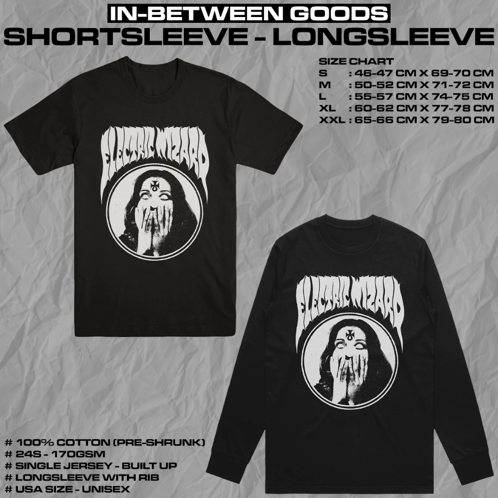 Jual ELECTRIC WIZARD INVERTED ANKH GIRL TSHIRT LONGSLEEVE BAND
