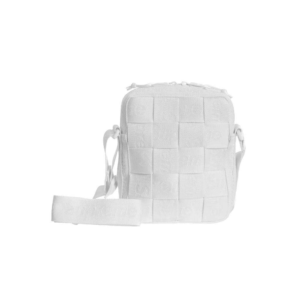 Jual Supreme Woven Shoulder Bag White | Shopee Indonesia