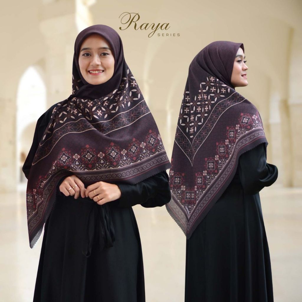 Jual Hijab jumbo | Kerudung segi empat | Jilbab syar'i Raya Series ...