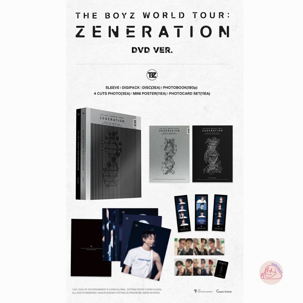 Jual [PO] THE BOYZ | TBZ 2ND WORLD TOUR : ZENERATION (DVD, QR