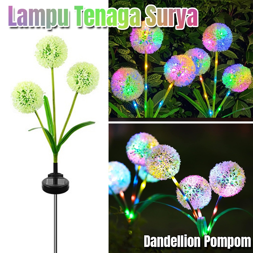 Jual Lampu Taman Solar Tenaga Surya Lampu Taman Tancap LED Tenaga ...