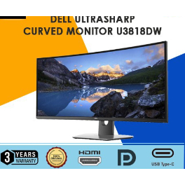 Jual Dell UltraSharp Monitor U3818DW Curved | Shopee Indonesia