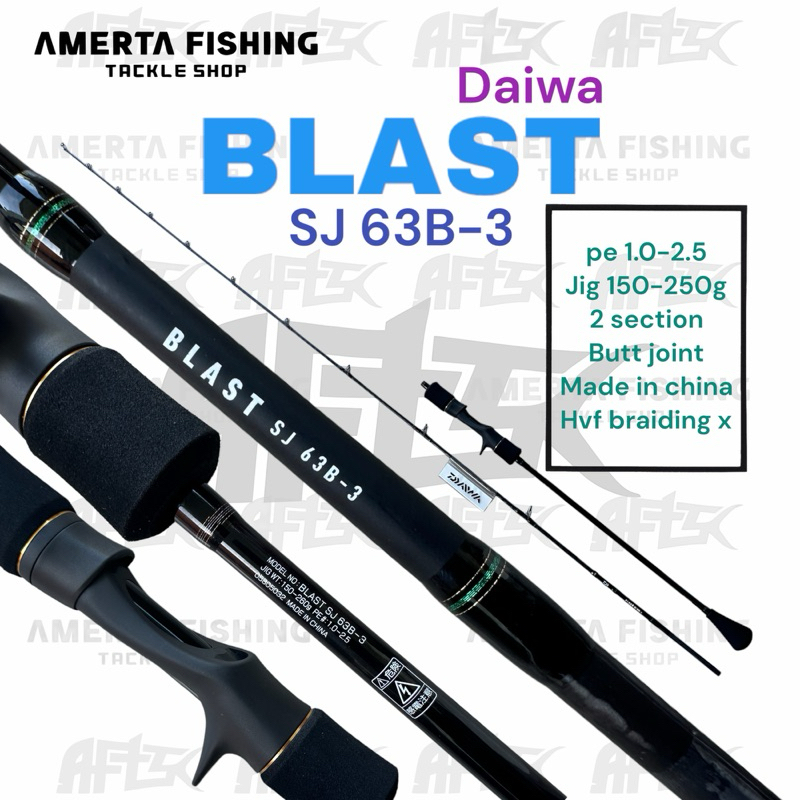Jual JORAN PANCING / ROD OVERHEAD DAIWA BLAST SJ 63B / JORAN SLOW