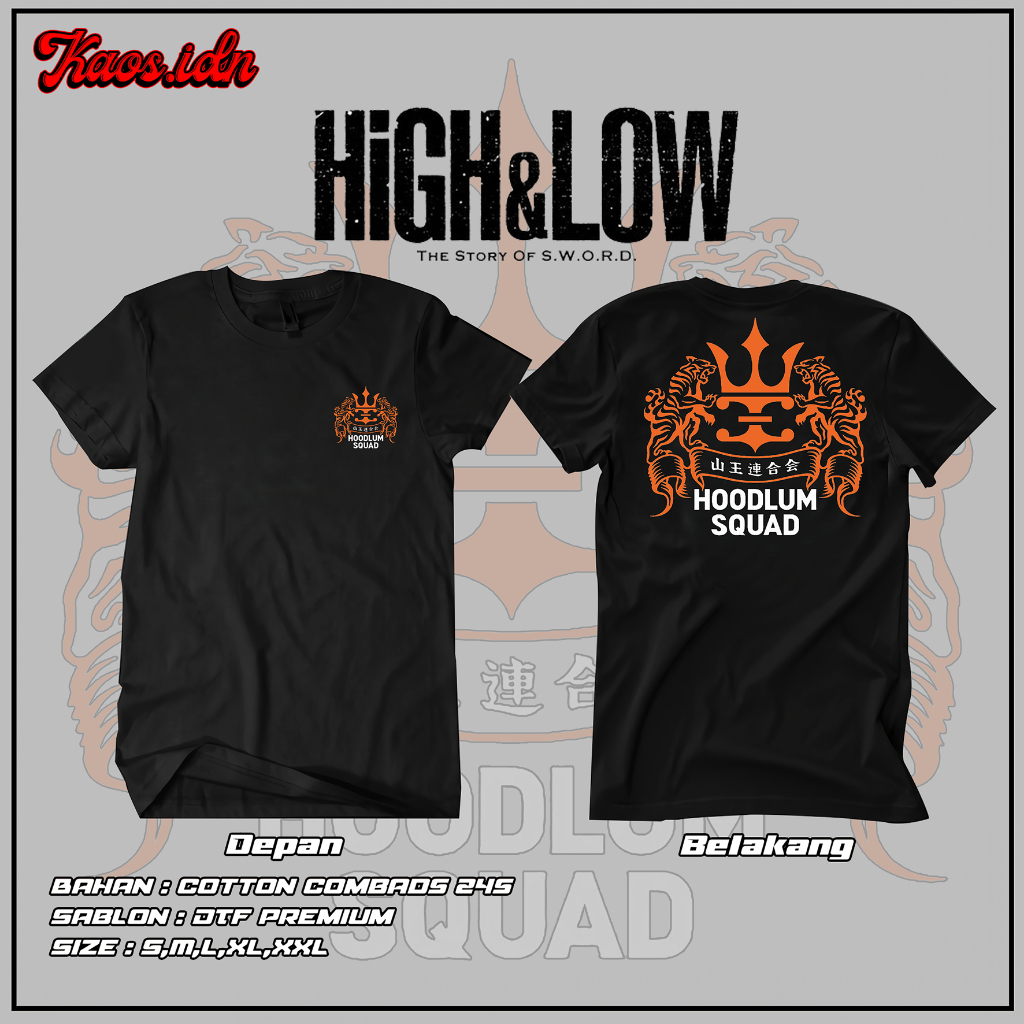 Jual Bisa Cod Kaos High And Low The Worst Original Merchandise Kaos