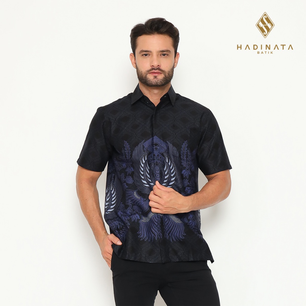 Jual Hadinata Batik Pria Kemeja Pendek Arjun Anika | Shopee Indonesia