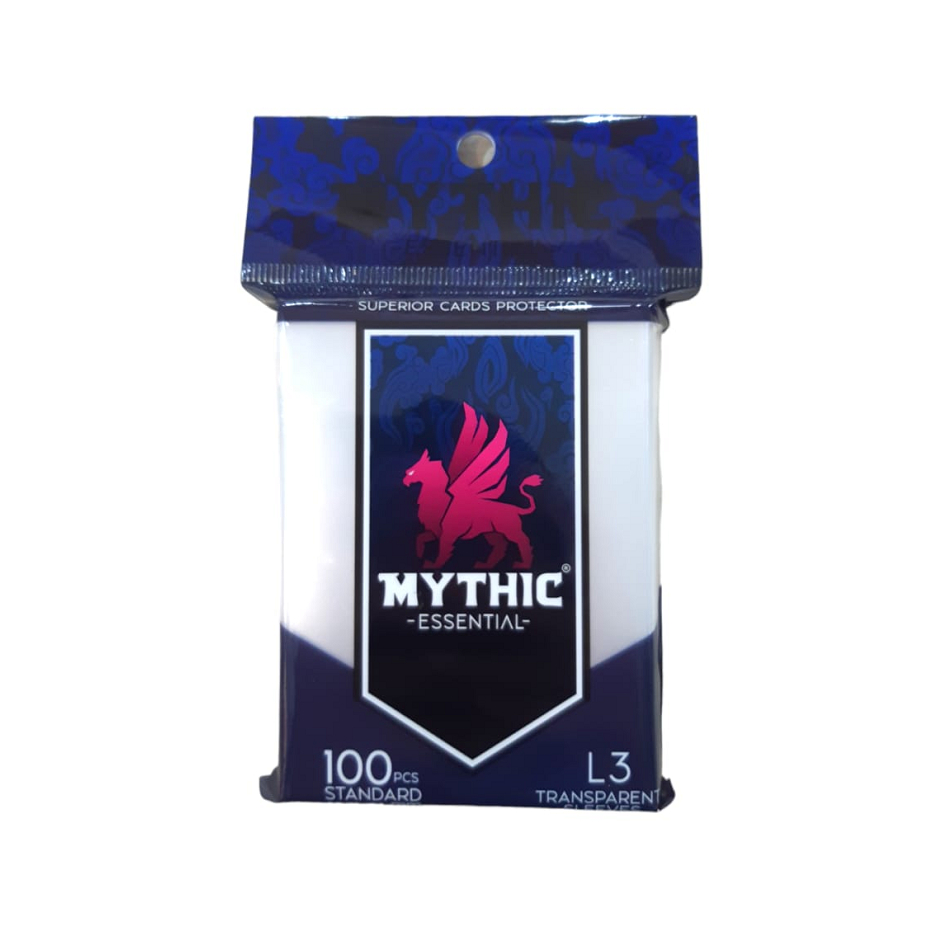 Jual Mythic Essentials Premium Outer Sleeves L3 Standard Size Clear ...