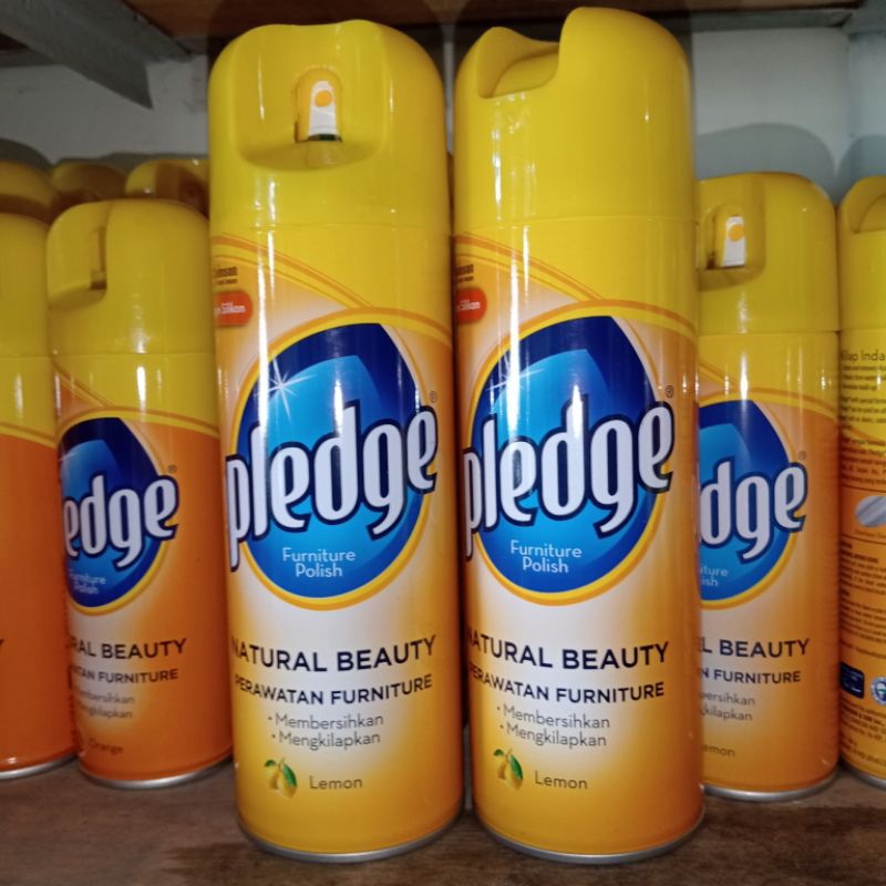 Jual PLEDGE AEROSOL PENGKILAP body SILICONE PERAWATAN FURNITURE kayu 330ml Shopee Indonesia