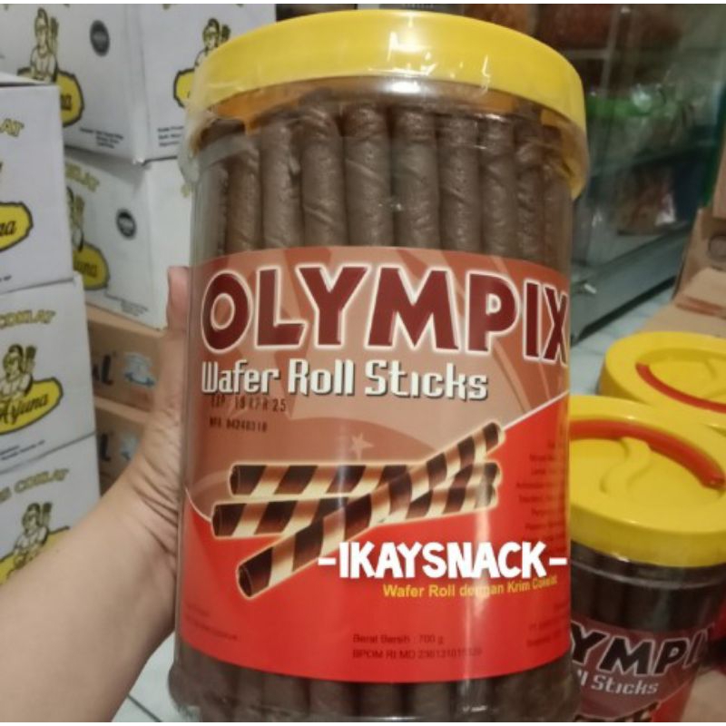 Jual Wafer Astor Roll Sticks Olympic Jumbo 700gr Shopee Indonesia