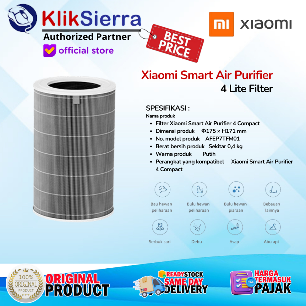 Jual Xiaomi Mi Smart Air Purifier 4 Lite BHR5272GL | Shopee Indonesia