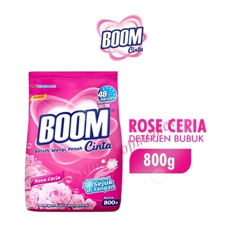 Jual BOOM rose ceria detergen 800ml | Shopee Indonesia
