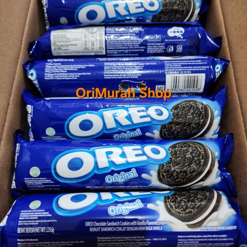 Jual Oreo Roll Original Vanilla Cream 119.6g Biskuit Oreo Sandwich ...