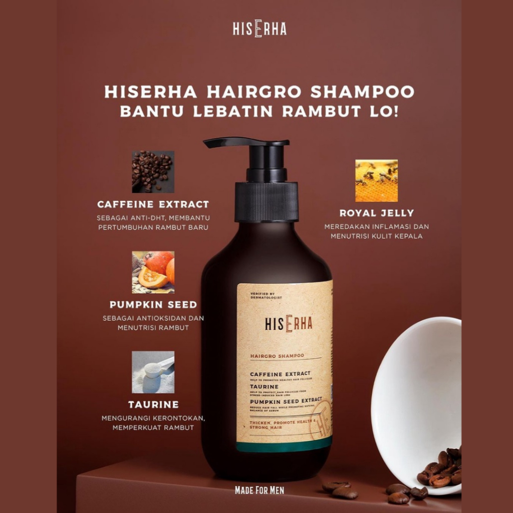Jual ERHA HISERHA HAIRGRO SHAMPOO 270ML Shopee Indonesia