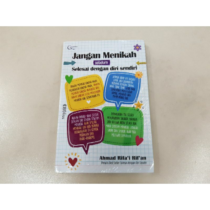 Jual Buku Jangan Menikah Sebelum Selesai dengan Diri Sendiri - Ahmad ...