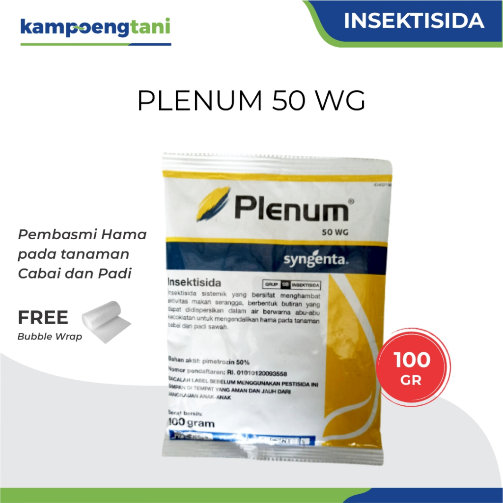 Jual Insektisida Plenum 100 gram Ori Obat Pembasmi Hama Wereng Pada ...