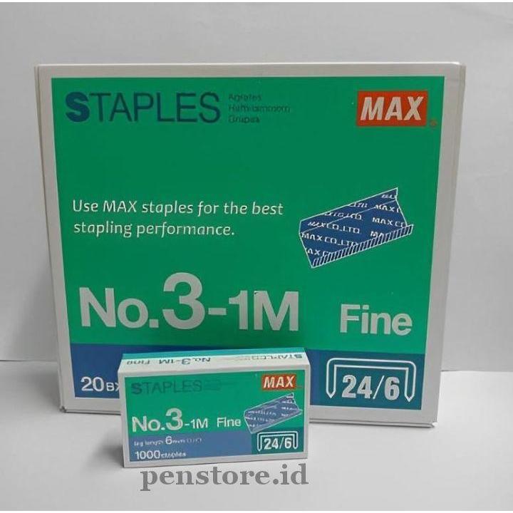 Jual (pack) Refill / Isi Staples MAX No 3-1m | Shopee Indonesia