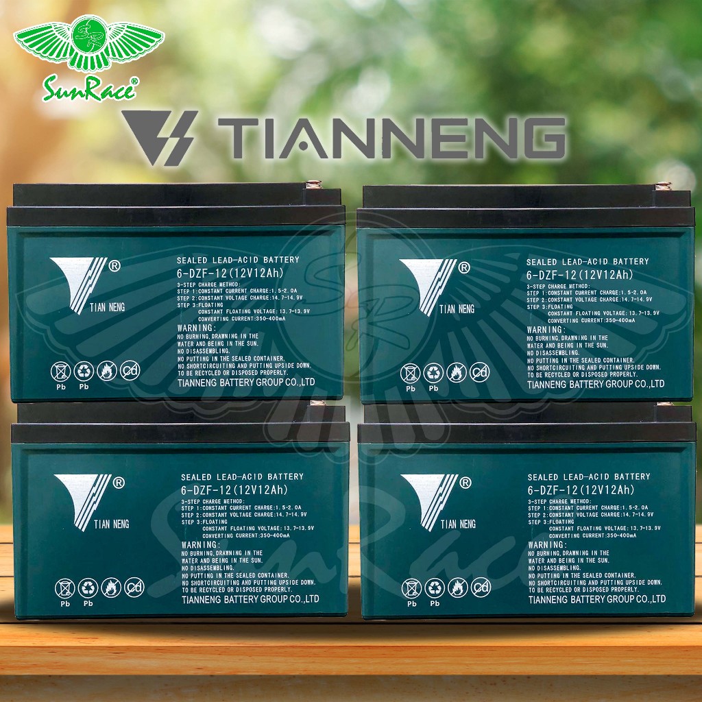 Jual BATERAI PREMIUM / AKI 48V 12AH SEPEDA LISTRIK TIANNENG SUNRACE