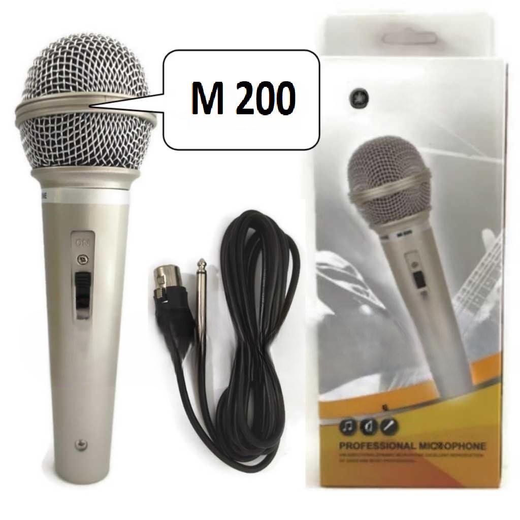 Jual MIC YAMAHA M200 | Mic Karaoke Kabel Yamaha M200 | Shopee Indonesia