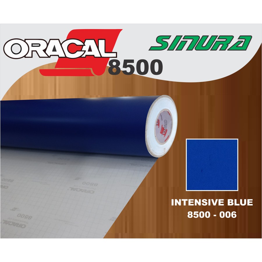 Jual Sticker Oracal Seri 8500-006 INTENSIVE BLUE// STICKER UNTUK ...