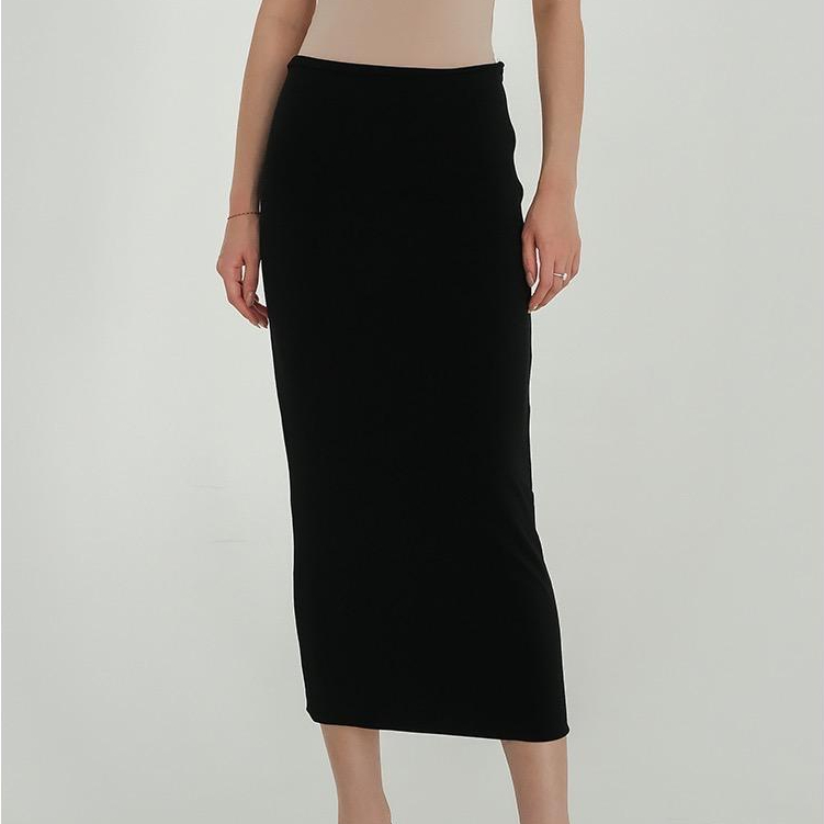 Jual Rok Span Skirt Polos Wanita Korean Style / Rok Span polos Basic ...