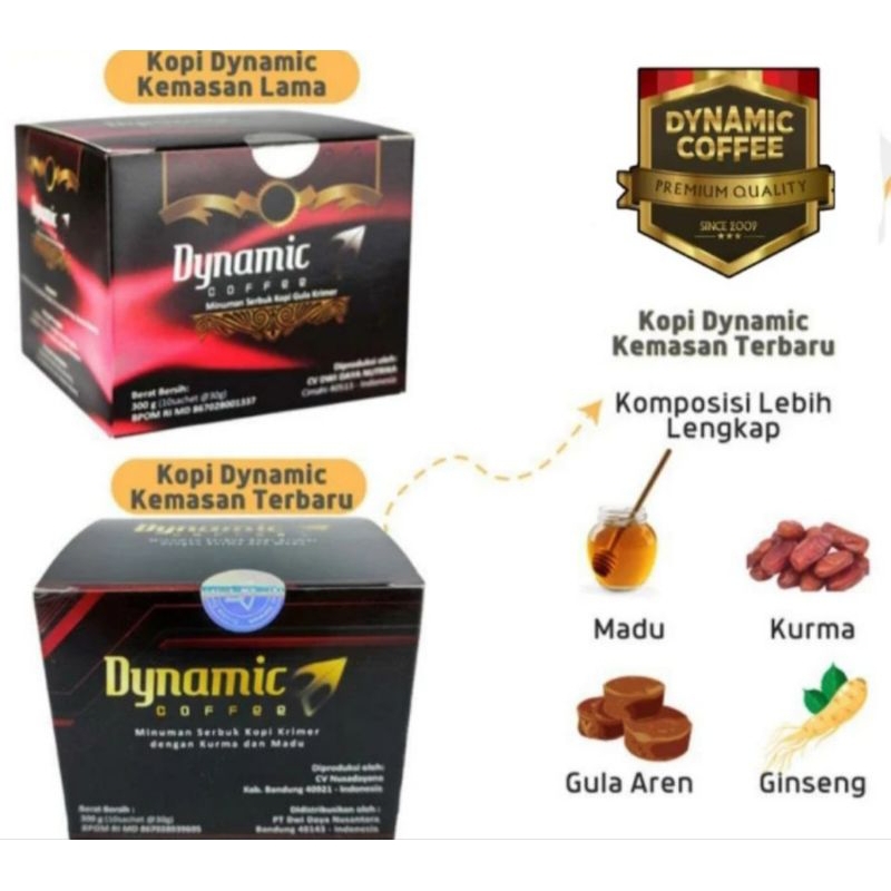 Jual COFFE DYNAMIC 10 Sachet Original|Kopi dinamik original| Kopi ...