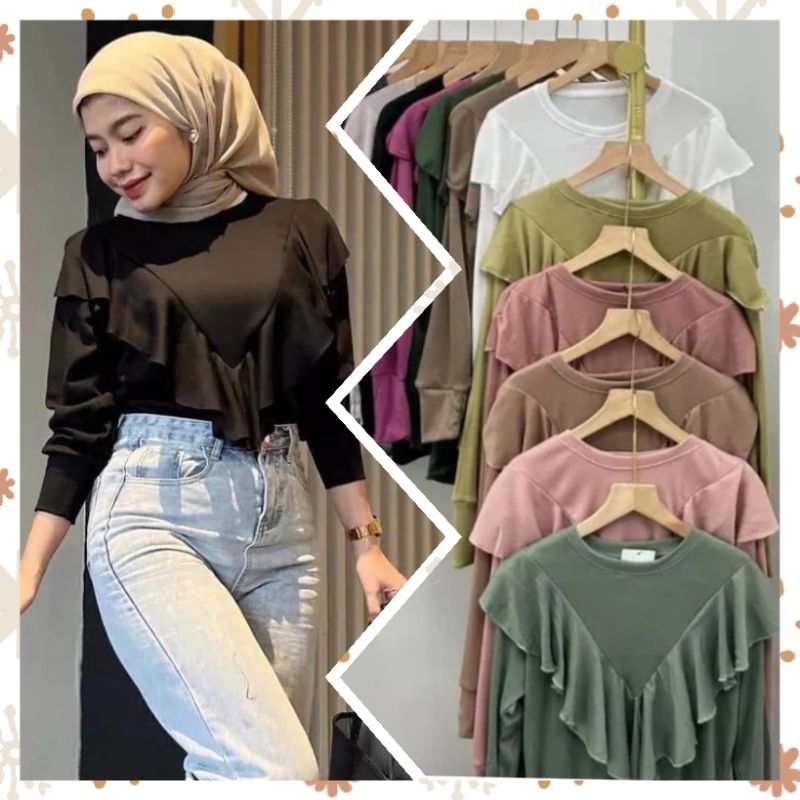 Jual COD RIB WANITA RUMBAY TERBARU BAHAN RIB PREMIUM.. | Shopee Indonesia