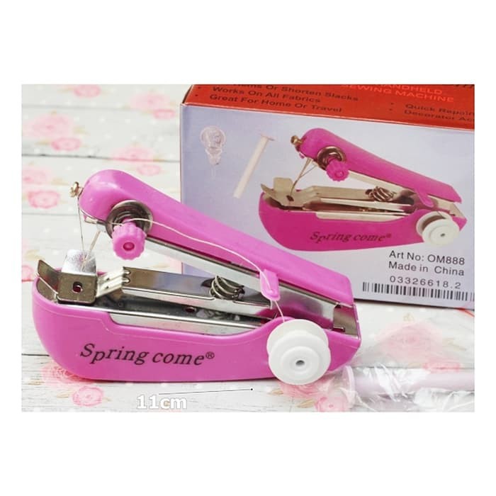 Jual MESIN JAHIT SEWING MACHINE PORTABLE TANGAN MINI | Shopee Indonesia