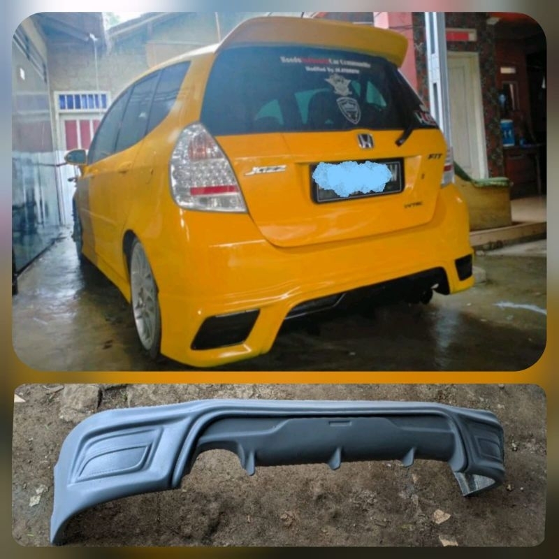 Jual bodykit belakang jazz gd3 model yaris TRD Shopee Indonesia