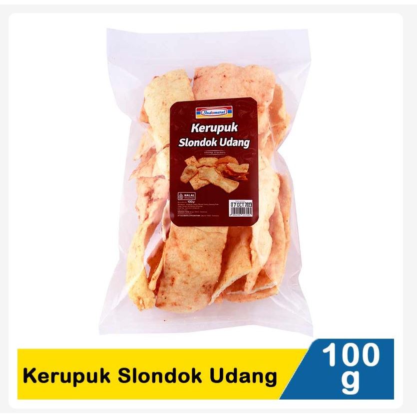 Jual Indomaret Kerupuk Slondok Udang 100 gr | Shopee Indonesia