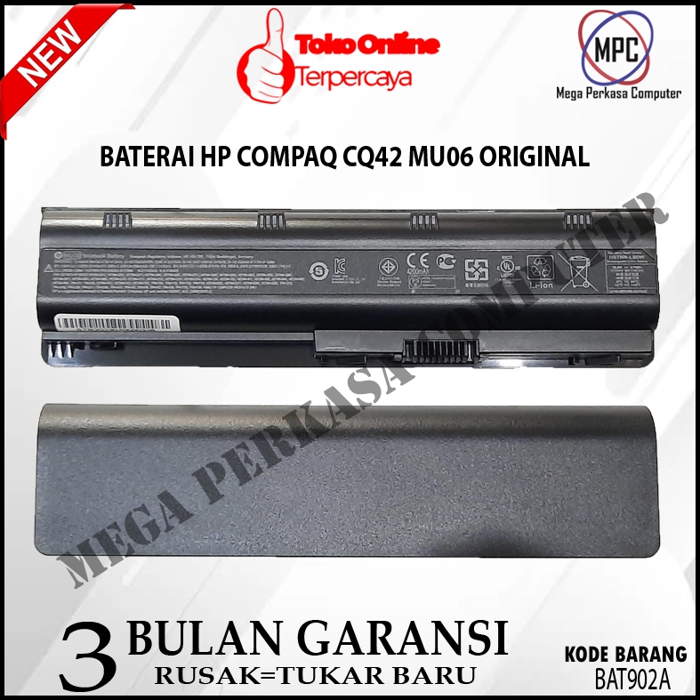 Jual Baterai HP CQ42 Baterai HP 1000 MU06 Original | Shopee Indonesia