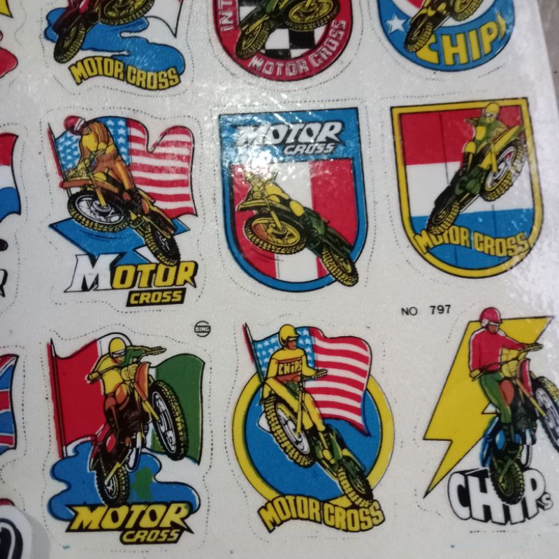 Jual sticker gambar anti luntur jadul lawas new old stok | Shopee Indonesia