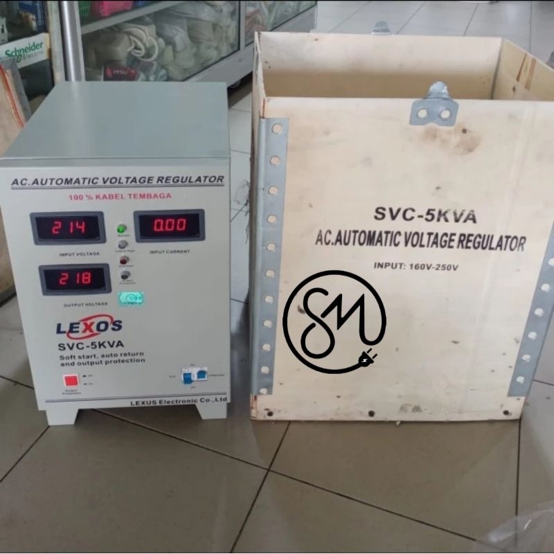 Jual stabilizer Lexos ST 5000-SD 5KVA ST5000SD 5 KVA 5000 watt Stabil ...