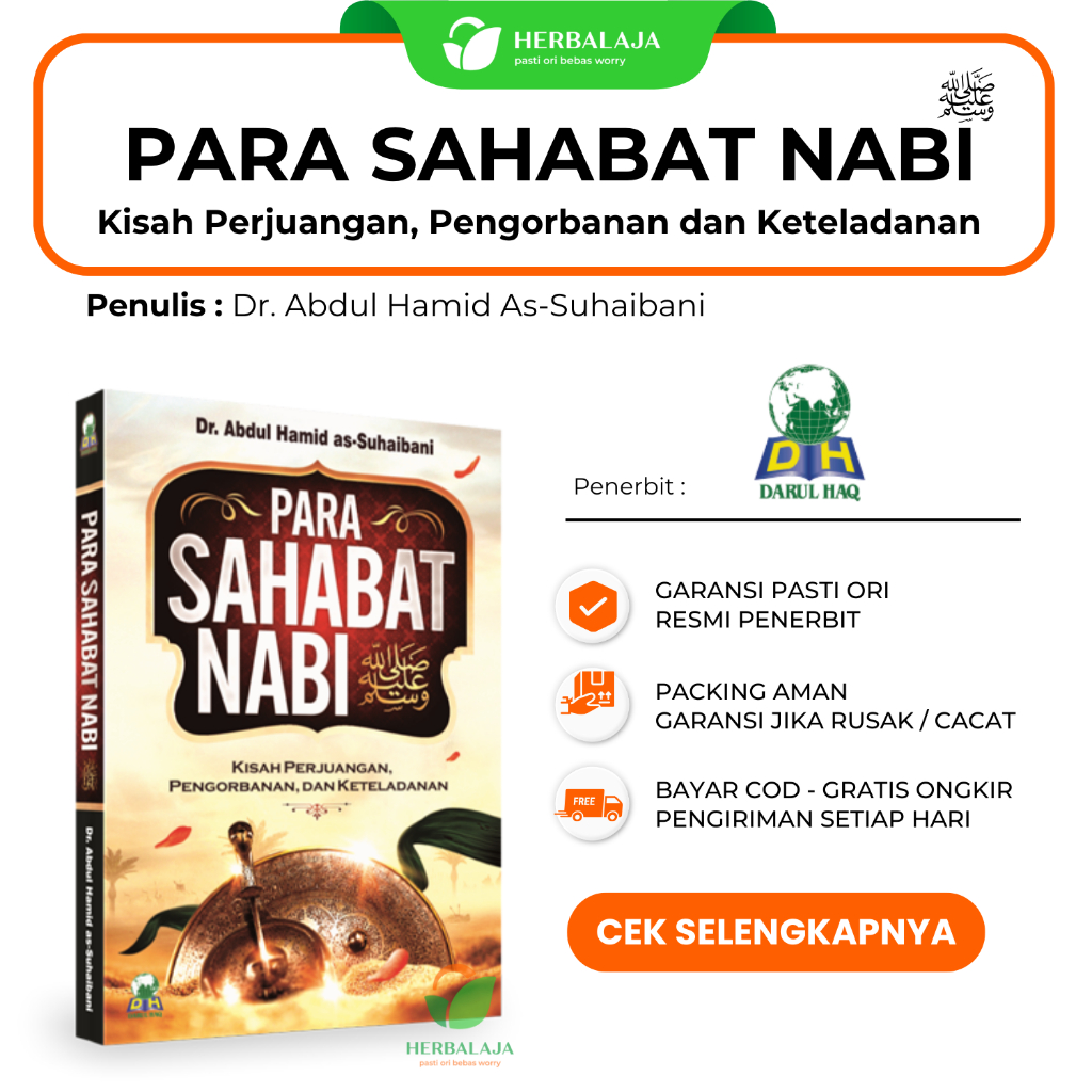 Jual Kisah Para Sahabat Nabi Kisah perjuangan, Pengorbanan dan ...