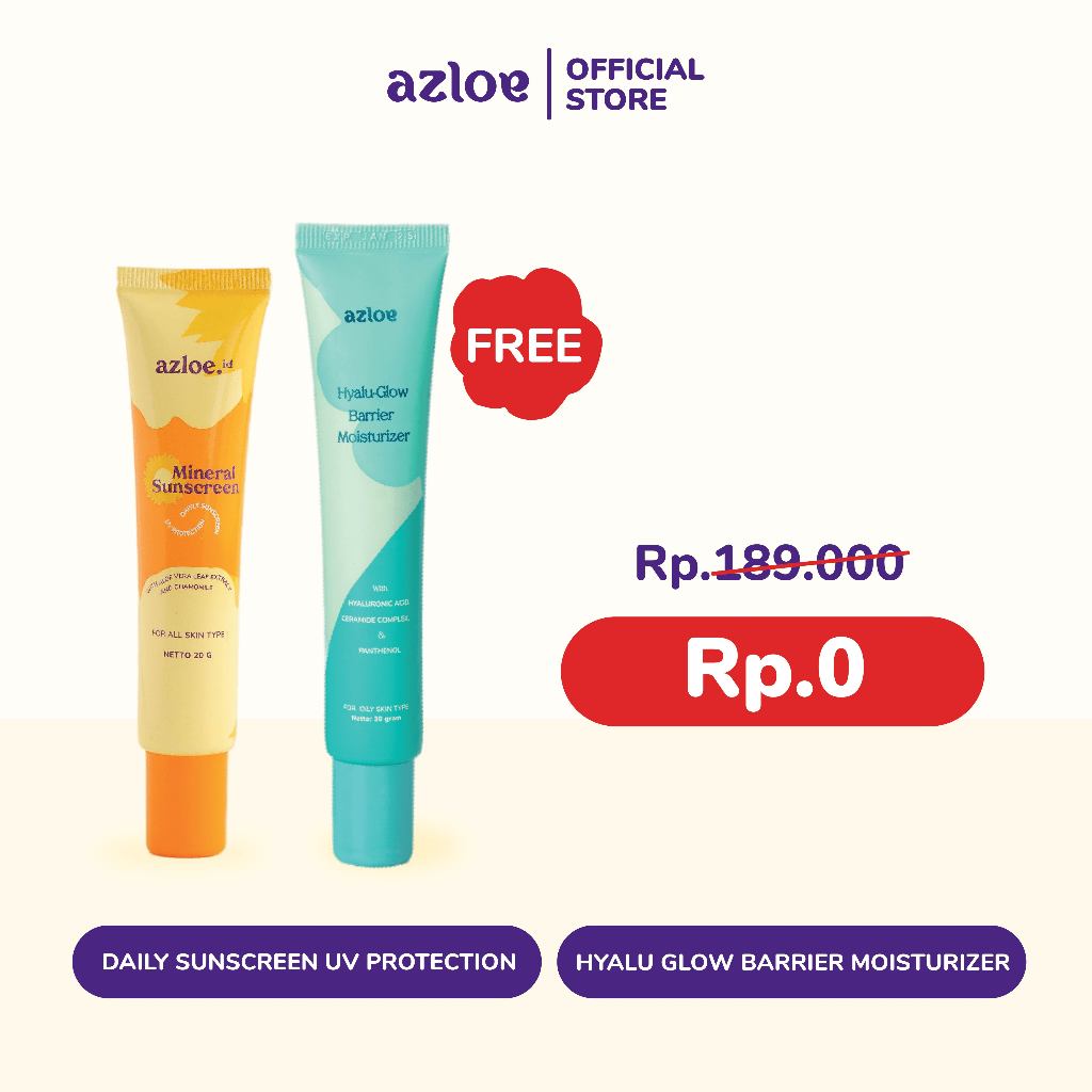 Jual Tinted Sunscreen Kulit Berminyak + Moisturizer Kulit Berminyak ...