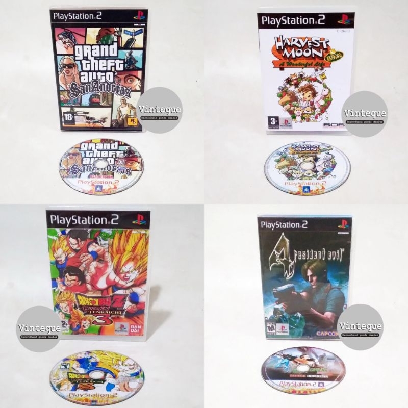 Jual Cd Ps2 Cd Dvd Ps 2 Original Kaset Playstation 2 Original Pabrik