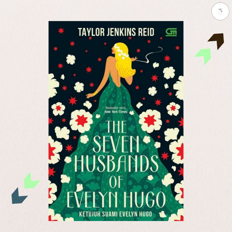 Jual Buku Novel The Seven Husbands Of Evelyn Hugo Ketujuh Suami Evelyn 