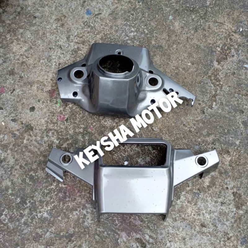 Jual Batok Atas Bawah Yamaha Alfa Warna Abu Shopee Indonesia