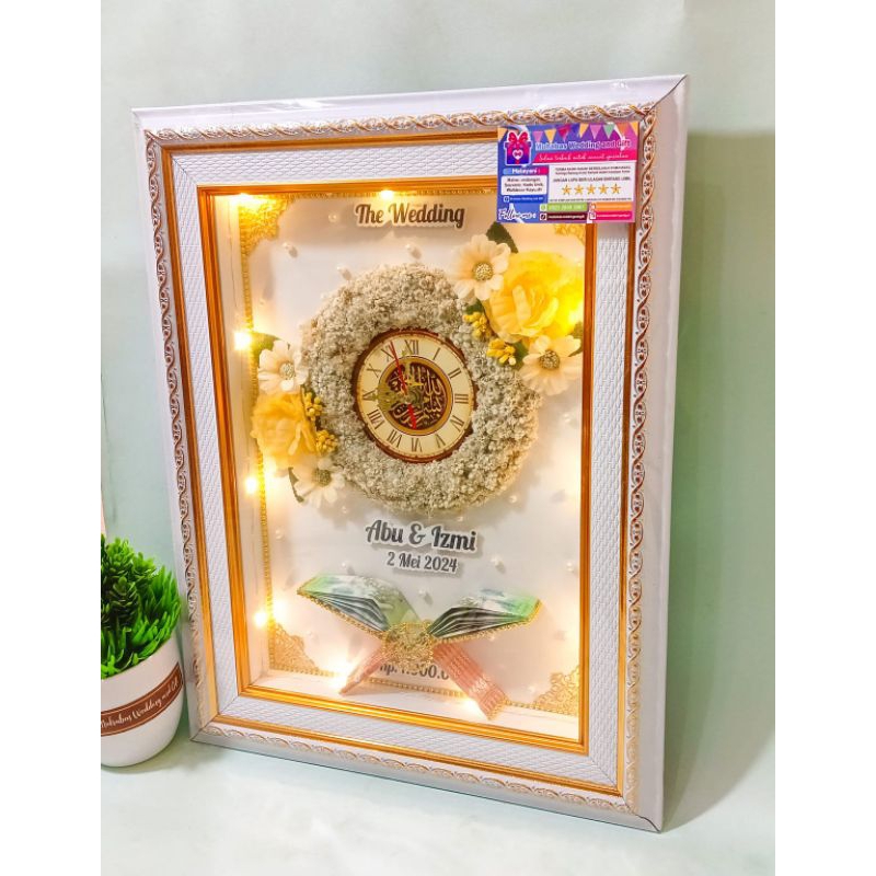 Jual Mahar Pernikahan Jam / Bingkai Mahar Pernikahan Islami | Shopee ...