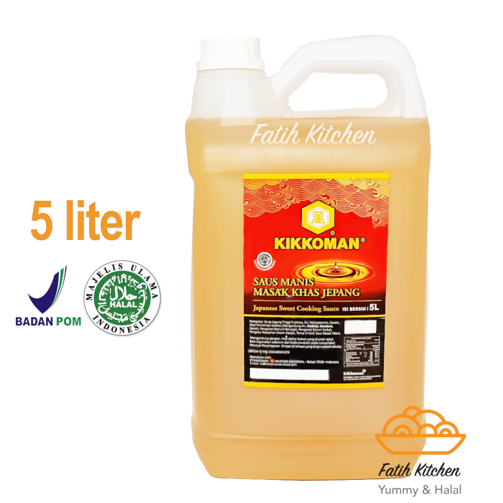 Jual Kikkoman Saus Manis Masak Khas Jepang Halal 5 liter Jerigen
