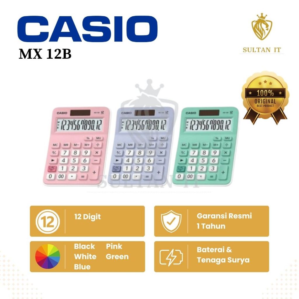 Jual Kalkulator Casio MX-12B Original | Shopee Indonesia