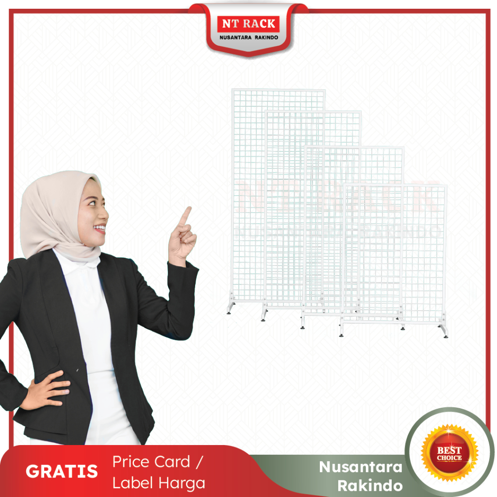 Jual Rak Mundo Standing Ram Backmesh Display Kaki | Shopee Indonesia