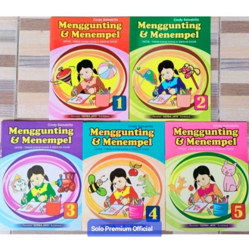 Jual BUKU PAUD BUKU TK BUKU ANAK SENI MENGGUNTING DAN MENEMPEL UNTUK ...