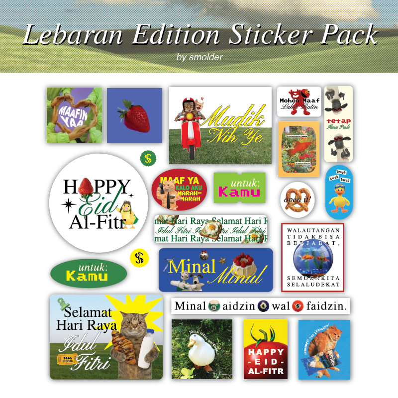 Jual [READY STOCK] LEBARAN EDITION STICKER PACK | Shopee Indonesia