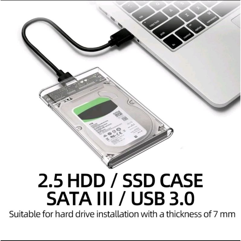 Jual casing enclosure Harddisk usb 3.0 transparan | Shopee Indonesia
