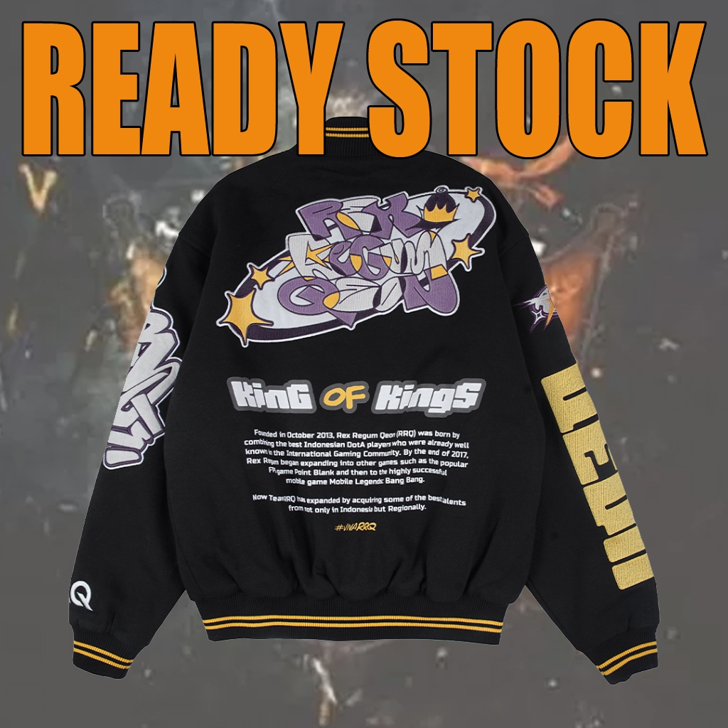 Jual JAKET VARSITY RRQ 