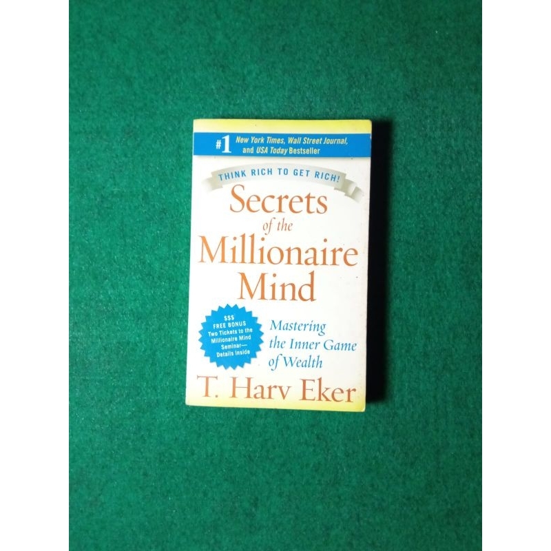 Jual Buku Secrets Of The Millionaire Mind By T. Harv Eker [original 